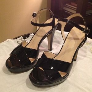 Franco Sarto black dress sandal size 4 1/2
