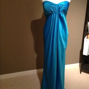 Size 6, Formal aqua Windsor dress.
