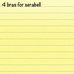 4 bras for serebell
