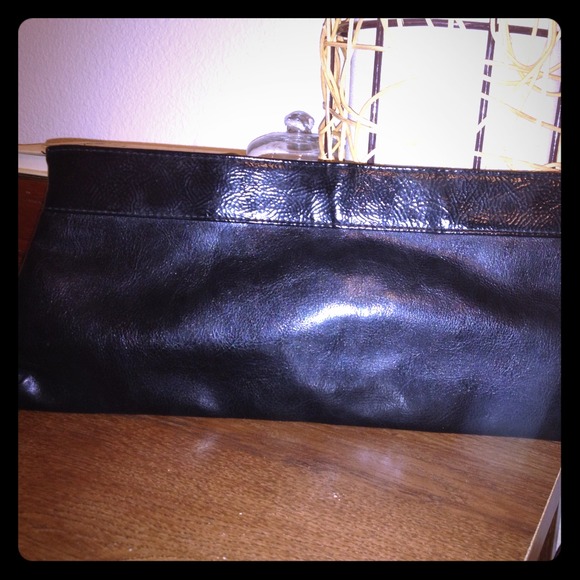 Large Black Clutch - Picture 1 of 2