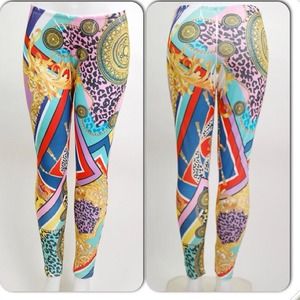versace inspired leggings