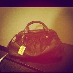 SOLD! @Travar16  Black Leather Marc Jacobs Satchel