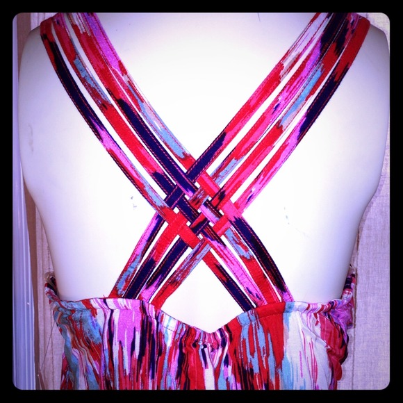 Forever21 Watercolor Woven back Tank