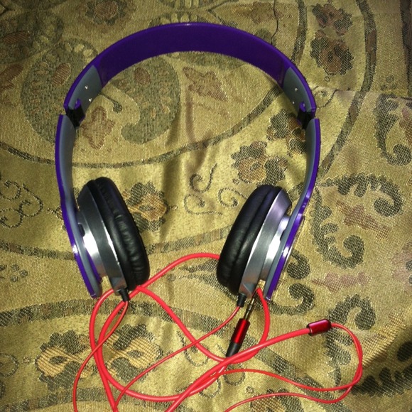 Purple beats headphones