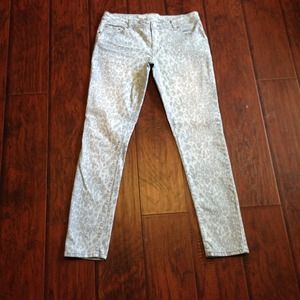 Mossimo leopard skinny jeans
