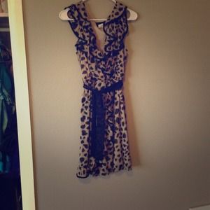 Leopard print dress