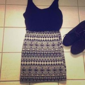 Aztec dress from Francesca's
