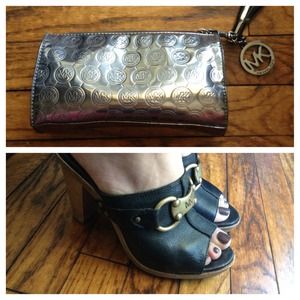 Bundle !! MK makeup bag and clogs