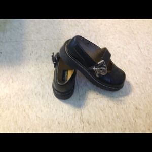Black Mary Janes with skull buckle