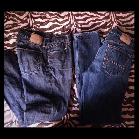 Men's Hollister and American Eagle Jeans