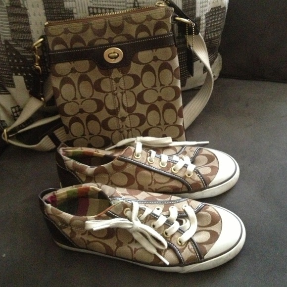Coach shoes for $35 an purse for $25