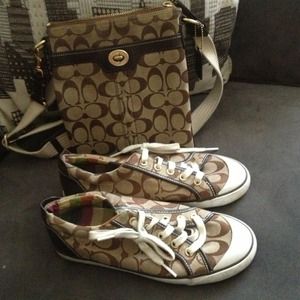 Coach shoes for $35 an purse for $25