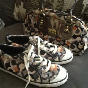 Coach shoes for $20 an purse for $30