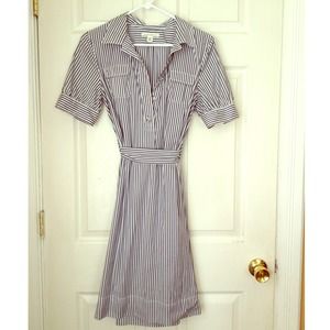 Striped Banana Republic Dress