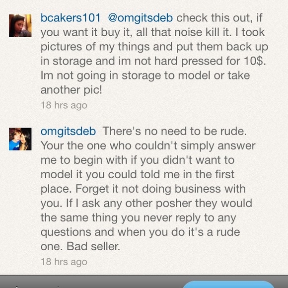 VERY RUDE POSHER BCAKERS101 - Picture 2 of 2
