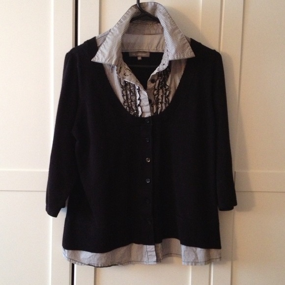 Black sweater.