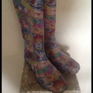 Coach rain boots