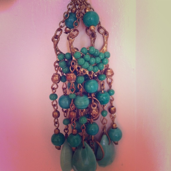 💋bundled💋Vintage turquoise / mint earrings