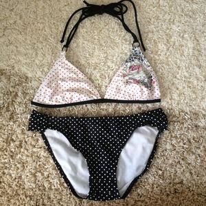Two piece swim suit like new!