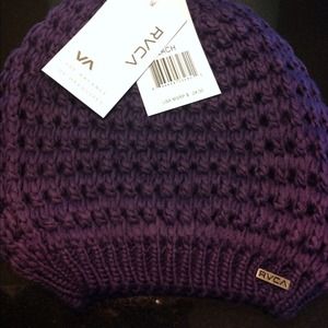 💜SALE💜RVCA Purple beanie