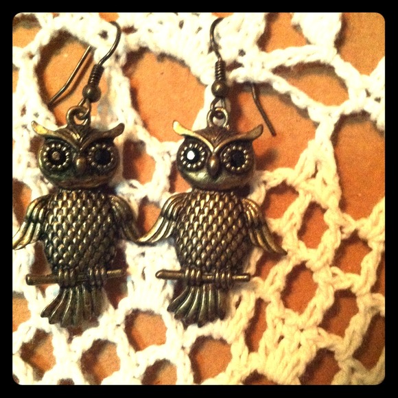 Owl earrings!