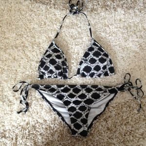 Black and White swim suit
