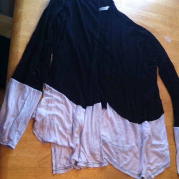 Black and white cardigan