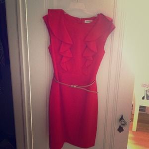 HOLD for slaven101 Red Calvin Klein dress