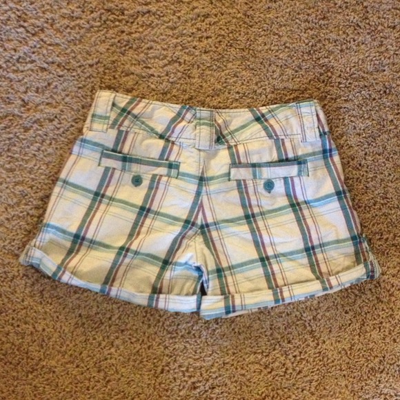 **Sold** Roxy Plaid Shorts - Picture 2 of 3