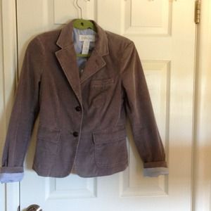 Beautiful grey corduroy blazer