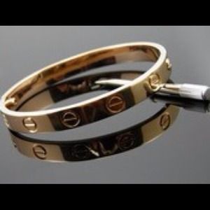 Love screw bangle with screwdriver- in Gold