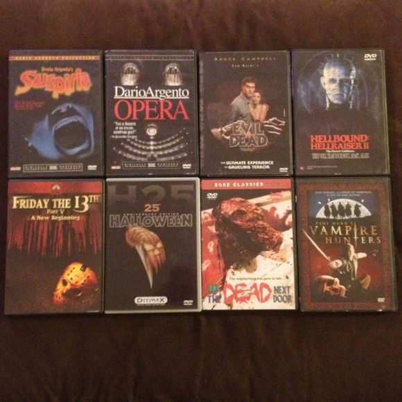 ⬇REDUCED⬇💀Lot of 8 Classic Horror Movies💀
