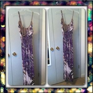 Purple maxi dress