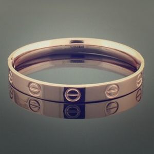 2 Love screw Rosegold and silver (small) bundle