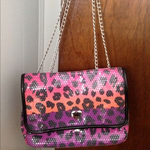 Sequin purse