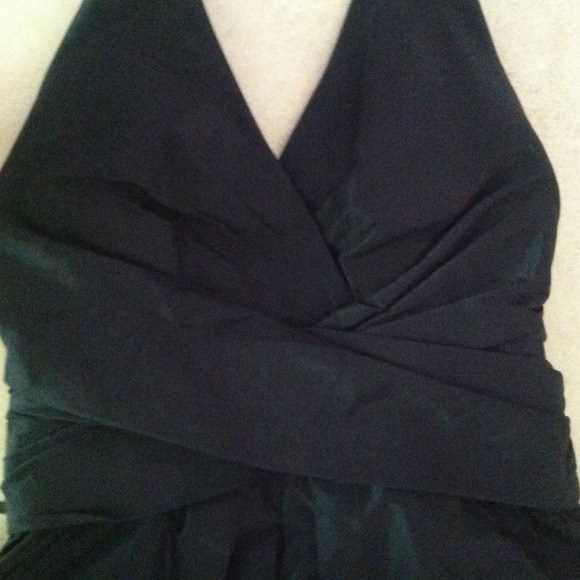 Formal black halter dress - Picture 2 of 4