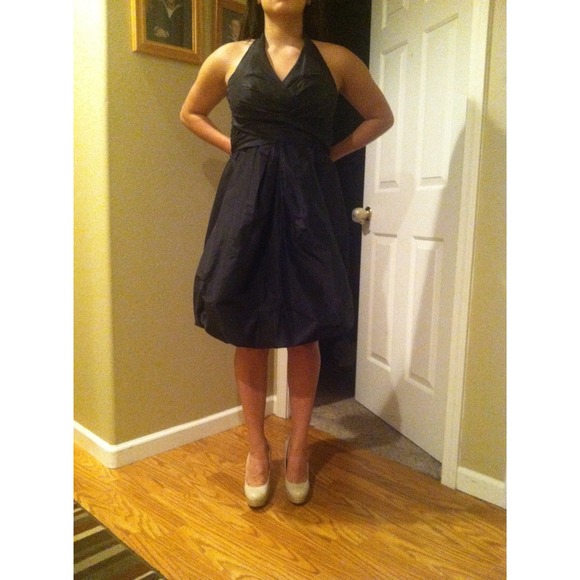 Formal black halter dress - Picture 4 of 4