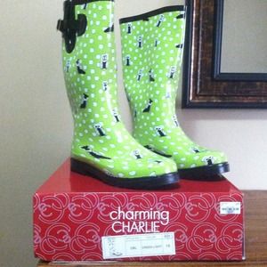 Charming Charlie rain boots