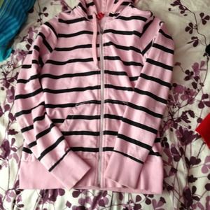 PInk & Black H&M hooded swather