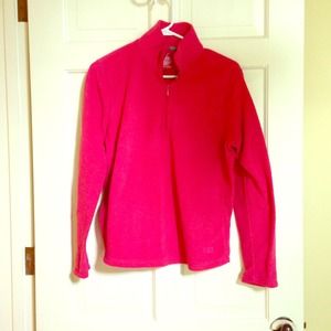 Pink GAP quarter zip fleece