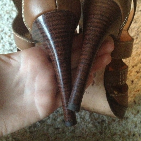 Michael Kors 7 gladiator brown sandals shoes - Picture 3 of 4
