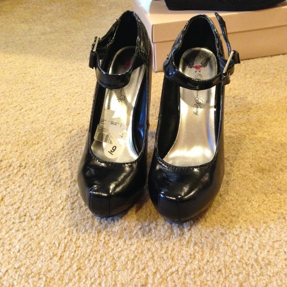 Sexy black Mary Janes