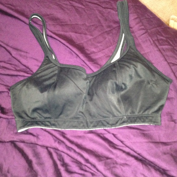 Champion large black sports bra