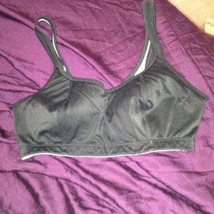 Champion large black sports bra