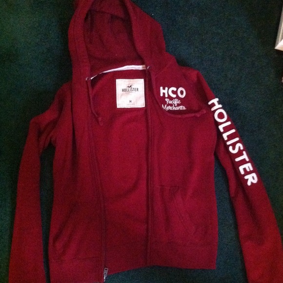 Hollister Red Medium Hoodie