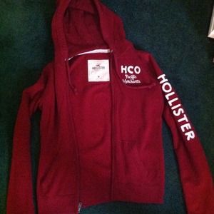 Hollister Red Medium Hoodie