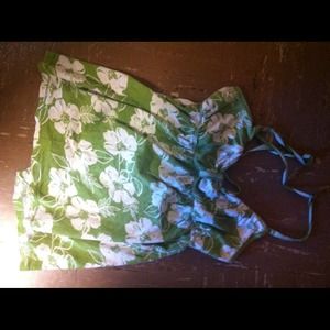 Hollister floral spaghetti strap tank
