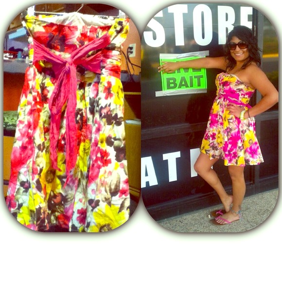 Colorful spring/summer dress.