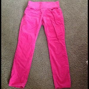 Gap always skinny maternity pink cords 6 ankle