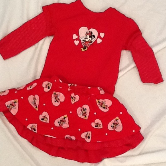 Disneyland 12 month old girl Minnie Mouse set